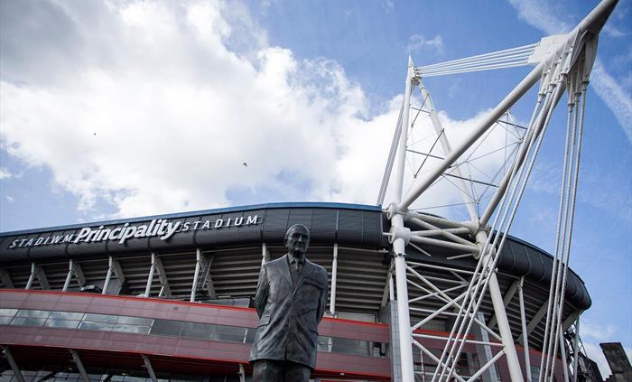 Principality Stadium - Sir Tasker Watkins Statue